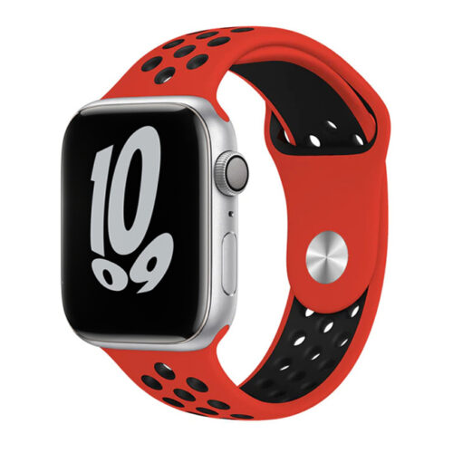 OEM Red Black Sport Silicone Λουράκι Apple Watch 38/40/41mm APPLE WATCH Kakapi