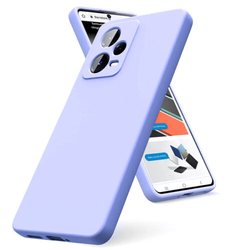 Θήκη Rubber Silk Violet Xiaomi Redmi Note 12 Pro+ 5G ΘΗΚΕΣ OEM