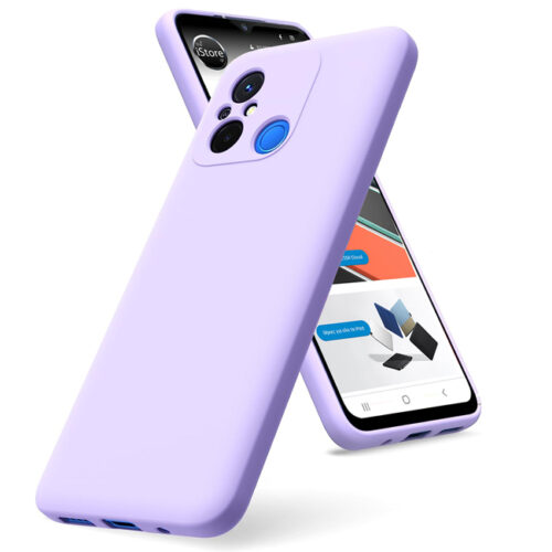 Θήκη Rubber Silk Case Violet Xiaomi Redmi 12C ΘΗΚΕΣ OEM