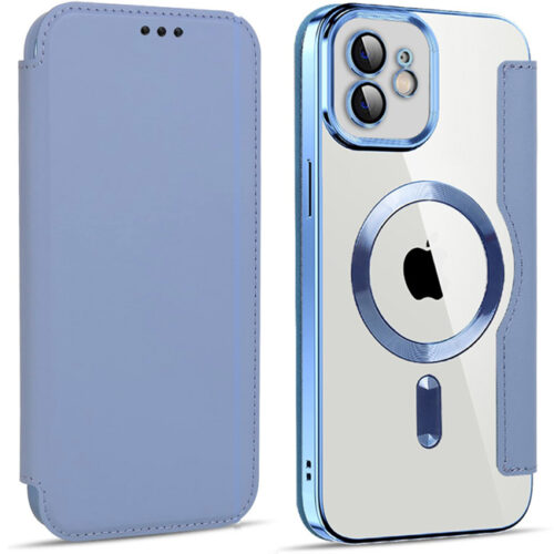Θήκη Orso Flip Camera Protection Magsafe Bare Look Cyan iPhone 11 ΘΗΚΕΣ Orso