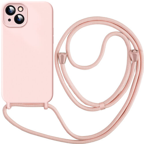 Θήκη Orso Cloud Κορδόνι Pink Sand iPhone 15 ΘΗΚΕΣ Orso
