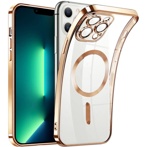 Θήκη Orso Magsafe Camera Protection Bare Look Gold iPhone 13 Pro Max ΘΗΚΕΣ Orso