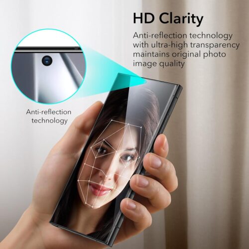 (2+1 Pack) ESR Set Tempered Glass +  9H Camera Lens Clear Samsung Galaxy S24 Ultra ΠΡΟΣΤΑΣΙΑ ΟΘΟΝΗΣ ESR