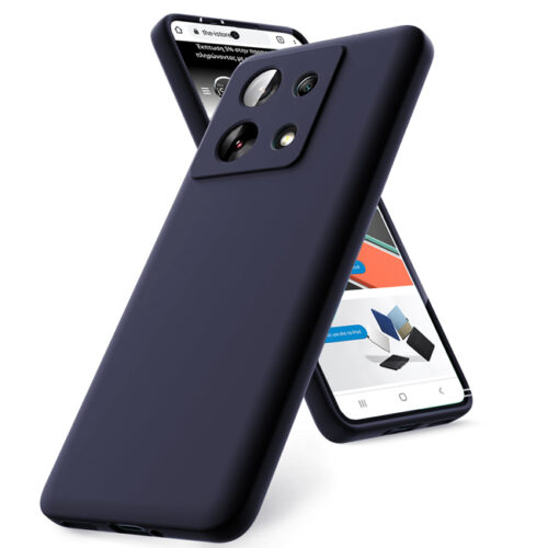 Θήκη Rubber Silk Dark Blue Xiaomi Redmi Note 13 5G ΘΗΚΕΣ Orso