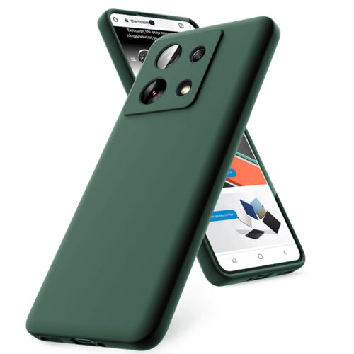 Θήκη Rubber Silk Forest Green Xiaomi Redmi Note 13 Pro 4G ΘΗΚΕΣ Orso