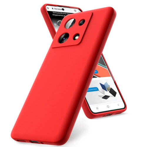 Θήκη Rubber Silk Red Xiaomi Redmi Note 13 Pro 4G ΘΗΚΕΣ Orso