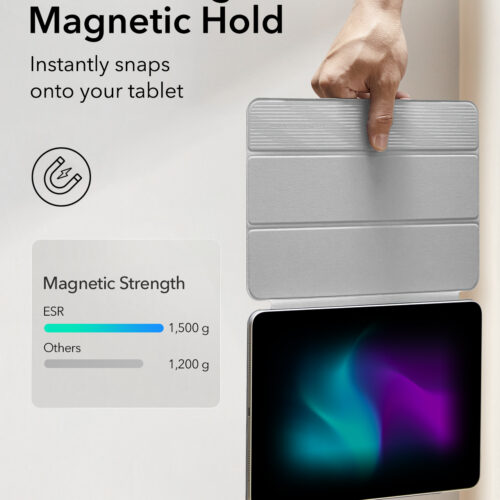 ESR Rebound Magnetic with Clasp Grey iPad Pro 11 2024 ΘΗΚΕΣ ESR