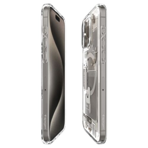 Θήκη Spigen Ultra Hybrid MagSafe Zero One Natural Titanium iPhone 15 Pro Max (ACS07211) ΘΗΚΕΣ Spigen