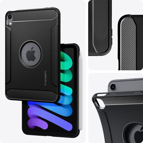 Θήκη Spigen Rugged Armor Black iPad Mini 6/7 ΘΗΚΕΣ Spigen